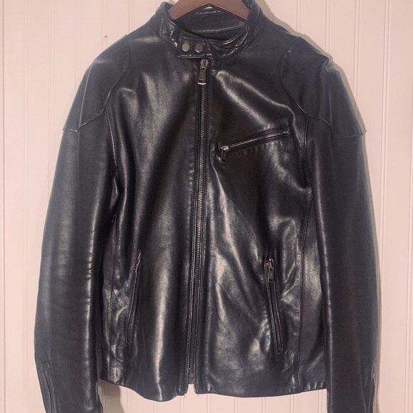Label Ralph Lauren Medium LambSkin Leather Jacket